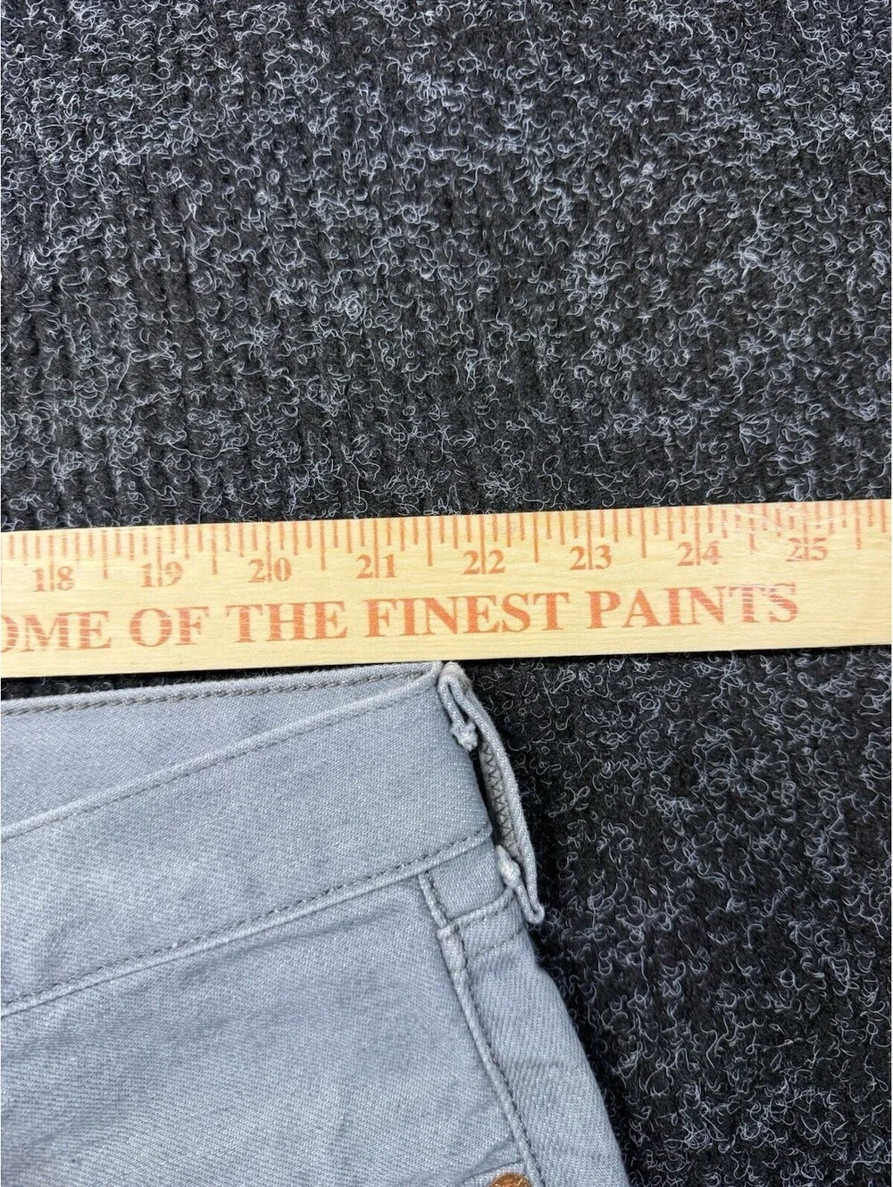 Levi's Men's Light Wash Gray Straight Fit Cotton Denim Jeans Mid Rise